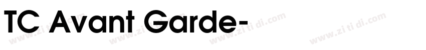 TC Avant Garde字体转换